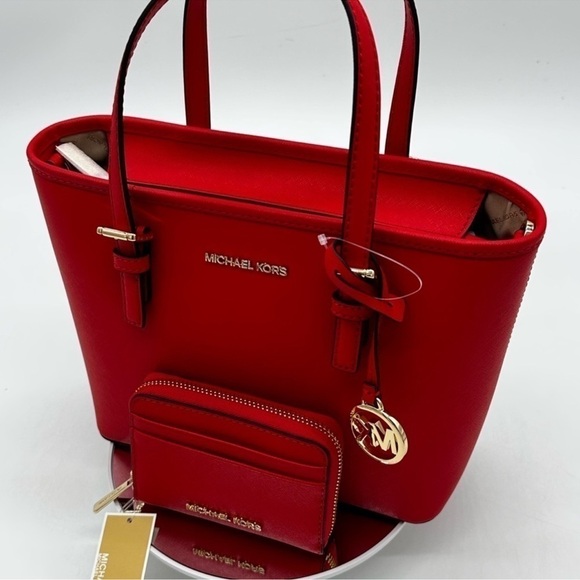 Michael Kors Jet Set Travel Extra-Small Top Zip
Tote Bag & ZA Card Case Wallet - Picture 8 of 9